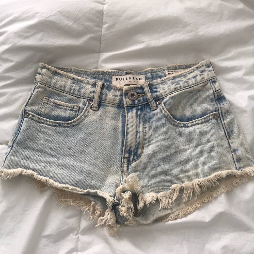 Pacsun- Denim high rise shorts